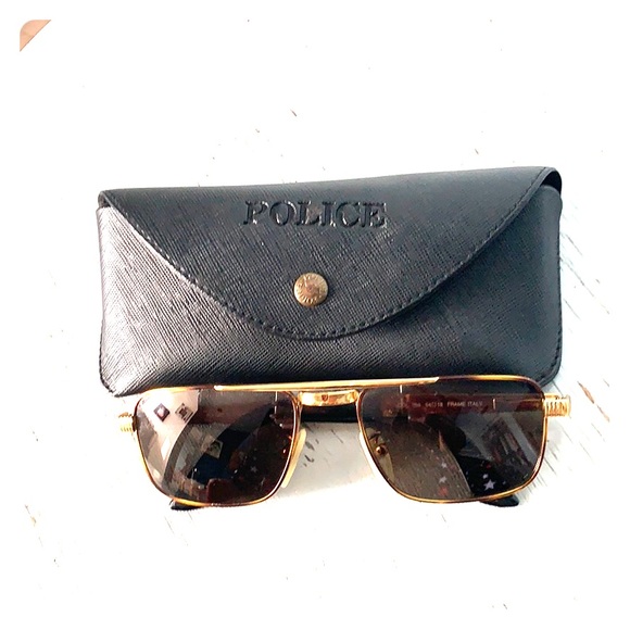 vintage police sunglasses